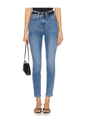 Good American Always Fits Good Legs Skinny Jeans in Blue. Size 00-4. Also in 14-18, 20-26, 28-32.