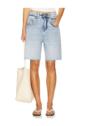 Icon Denim Lea Short in Blue. Size 24. Also in 25, 26, 27, 28.