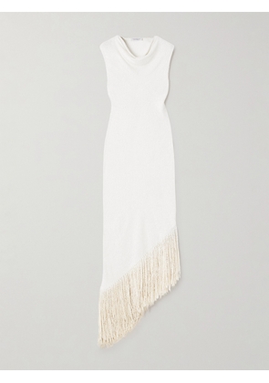 Gabriela Hearst - Awar Fringed Silk-bouclé Maxi Dress - Ivory - IT36,IT38,IT40,IT42,IT44,IT46
