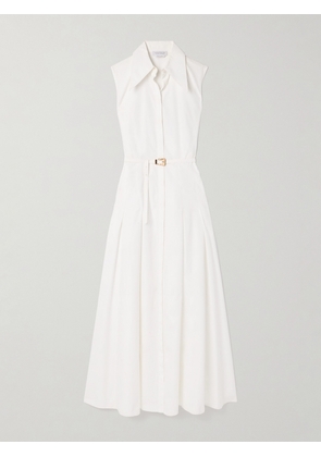 Gabriela Hearst - Becca Belted Cotton-poplin Maxi Shirt Dress - White - IT36,IT38,IT40,IT42,IT44,IT46,IT48