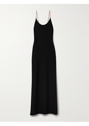 Gabriela Hearst - Adeona Embellished Silk Maxi Dress - Black - x small,small,medium,large,x large