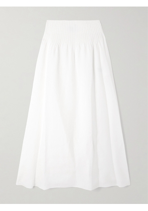 Gabriela Hearst - Penelope Linen Midi Skirt - White - IT36,IT38,IT40,IT42,IT44,IT46,IT48