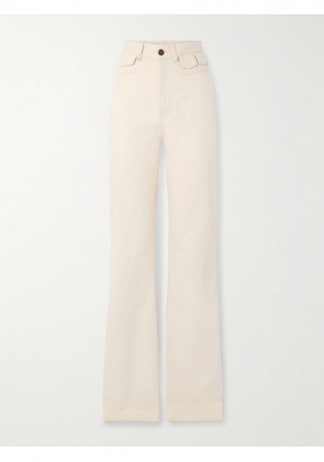 Chloé - High-rise Straight-leg Jeans - White - FR 34,FR 36,FR 38,FR 40,FR 42,FR 44,FR 46