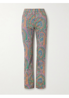 Etro - Printed Straight-leg Jeans - Multi - 25,26,27,28,29,30,31,32,33,34