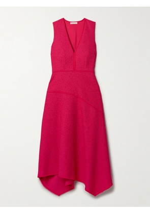 Ulla Johnson - Florence Chiffon-trimmed Cotton-blend Tweed Midi Dress - Pink - US0,US2,US4,US6,US8,US10,US12