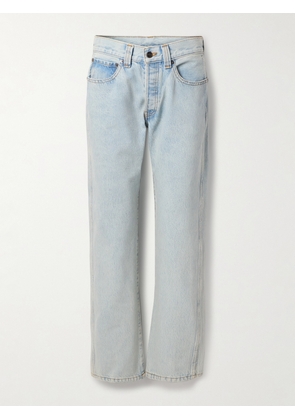 KHAITE - Callum Mid-rise Straight-leg Jeans - Blue - 23,24,25,26,27,28,29,30,31,32