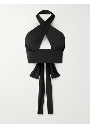 Magda Butrym - Cutout Halterneck Bikini Top - Black - FR 32,FR 34,FR 36,FR 38,FR 40,FR 42