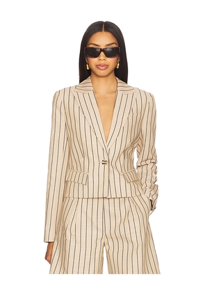Favorite Daughter The Miranda Blazer in Beige. Size L. Also in XS, S, M.