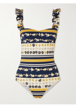 La DoubleJ - Boop Open-back Printed Underwired Swimsuit - Multi - xx small,x small,small,medium,large,x large,xx large