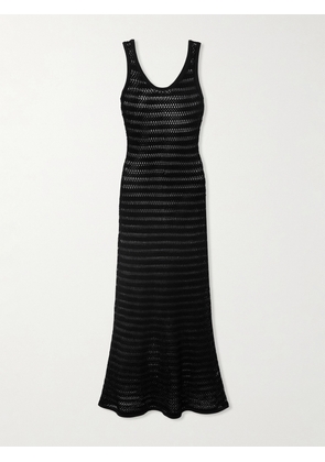 Alaïa - Open-knit Maxi Dress - Black - FR 34,FR 36,FR 38,FR 40,FR 42,FR 44