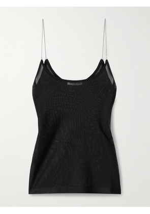 Alaïa - Embellished Knitted Camisole - Black - FR 34,FR 36,FR 38,FR 40,FR 42,FR 44,FR 46