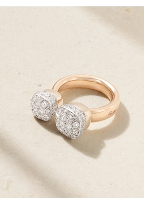 Pomellato - Nudo 18-karat Rose And White Gold Diamond Ring - 55