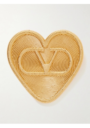 Valentino Garavani - Small Gold-tone Brooch - One size
