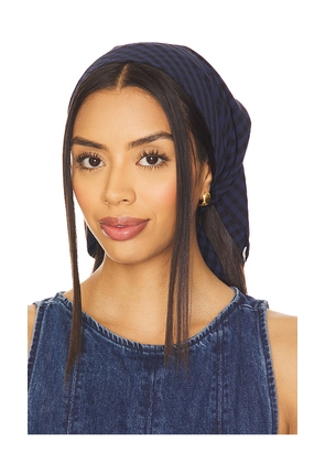 For Love & Lemons Blue River Headscarf in Navy.