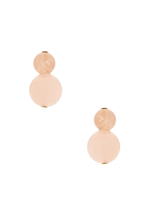 Jennifer Behr Cara Earrings in Rose.