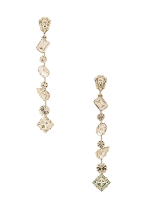Jennifer Behr Lourdes Earrings in Metallic Silver.
