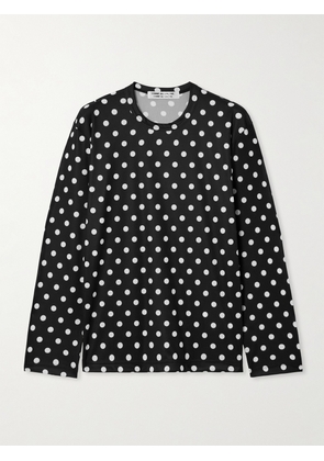 COMME DES GARÇONS COMME DES GARÇONS - Polka-dot Jersey T-shirt - Black - 1,2,3,4
