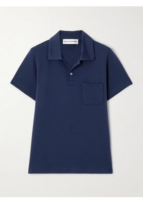COMME DES GARÇONS GIRL - Jersey Polo Shirt - Blue - 1,2,3,4