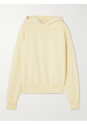 SLVRLAKE - Cinch Cotton-jersey Hoodie - Yellow - x small,small,medium,large