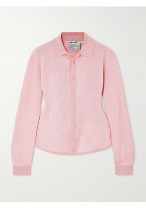 BERNADETTE - Tina Piqué Cardigan - Pink - x small,small,medium,large,x large