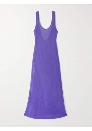 Christopher John Rogers - Knitted Maxi Dress - Purple - XS/S,M/L,XL/XXL