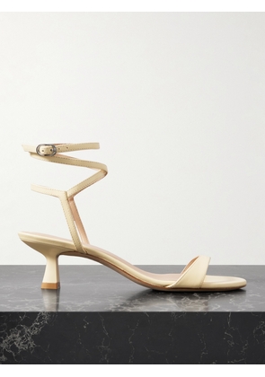 Stuart Weitzman - Nudist Wrap Leather Sandals - Yellow - US5,US5.5,US6,US6.5,US7,US7.5,US8,US8.5,US9,US9.5,US10,US10.5,US11,US12