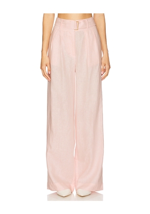 HEVRON Alina Pant in Blush. Size 0. Also in 2, 4, 12.