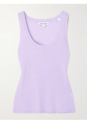 Veronica Beard - Birke Cashmere Tank - Purple - x small,small,medium,large,x large