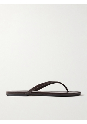 STAUD - Freja Leather Flip Flops - Brown - IT35,IT36,IT37,IT38,IT39,IT40,IT41,IT42