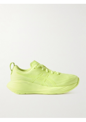 Asics - Gel-cumulus 27 Rubber-trimmed Mesh Sneakers - Yellow - UK 3,UK 3.5,UK 4,UK 4.5,UK 5,UK 5.5,UK 6,UK 6.5,UK 7,UK 7.5,UK 8,UK 8.5,UK 9,UK 9.5