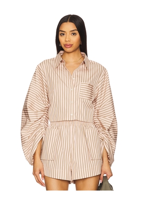 HEVRON Raquel Top in Blush. Size XL. Also in XS.