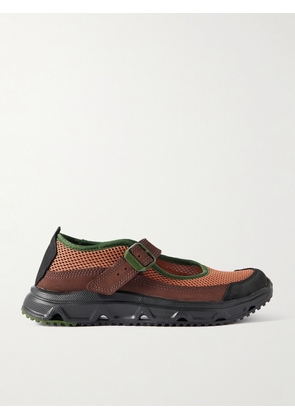 Salomon - Rx Marie Jeanne Collapsible-heel Mesh And Nubuck Sneakers - Orange - UK 3.5,UK 4,UK 4.5,UK 5,UK 5.5,UK 6,UK 6.5,UK 7,UK 7.5,UK 8,UK 8.5,UK 9