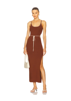 HEARTLOOM Carson Dress in Cognac. Size L. Also in M, XL.