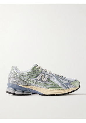 New Balance - 1906r Metallic Leather-trimmed Mesh And Suede Sneakers - Blue - US4,US4.5,US5,US5.5,US6,US6.5,US7,US7.5,US8,US8.5,US9,US9.5
