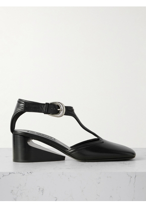 Jil Sander - Leather Mary Jane Pumps - Black - IT36,IT36.5,IT37,IT37.5,IT38,IT38.5,IT39,IT39.5,IT40,IT41
