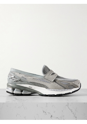 New Balance - 1906l Rubber And Leather-trimmed Mesh Loafers - Gray - US4,US4.5,US5,US5.5,US6,US6.5,US7,US7.5,US8,US8.5,US9,US9.5