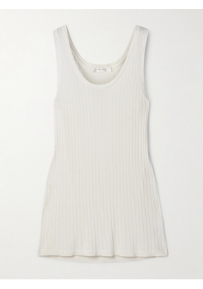 The Row - Katara Ribbed-knit Tank - Off-white - x small,small,medium,large