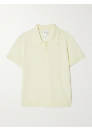 LESET - James Merino Wool Polo Shirt - Yellow - x small,small,medium,large,x large