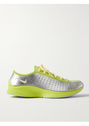 Nike - Air Superfly Suede And Perforated Metallic Leather Sneakers - Yellow - US5,US5.5,US6,US6.5,US7,US7.5,US8,US8.5,US9,US9.5,US10,US10.5,US11,US11.5,US12