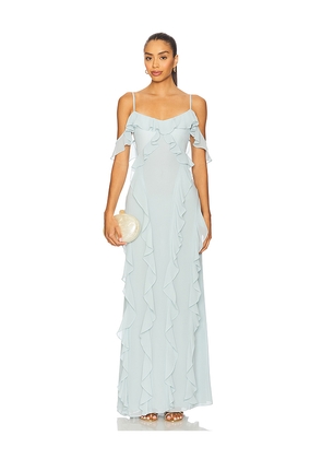House of Harlow 1960 x REVOLVE Mandy Gown in Baby Blue. Size L. Also in XXS, XS, S, M, XL.