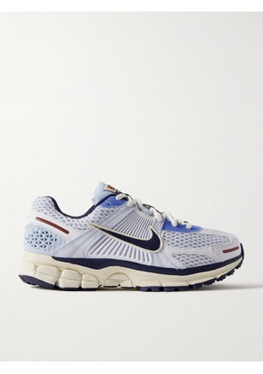 Nike - Zoom Vomero 5 Leather And Rubber-trimmed Mesh Sneakers - Blue - US5,US5.5,US6,US6.5,US7,US7.5,US8,US8.5,US9,US9.5,US10,US10.5,US11,US11.5