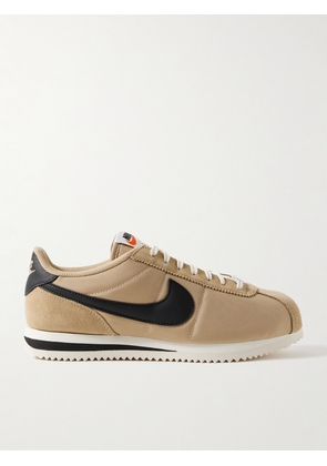 Nike - Cortez Leather And Suede-trimmed Shell Sneakers - Neutrals - US5,US5.5,US6,US6.5,US7,US7.5,US8,US8.5,US9,US9.5,US10,US10.5,US11,US11.5,US12