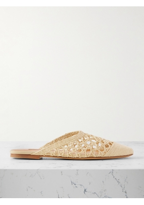 Emme Parsons - Woven Raffia Mules - Neutrals - IT35,IT36,IT37,IT38,IT39,IT40,IT41,IT42