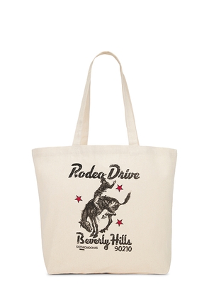 Gothicmochas Rodeo Drive Tote Bag in Cream.