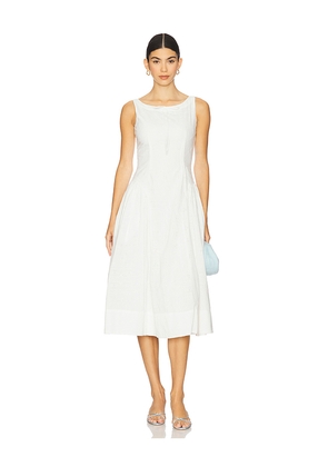 For Love & Lemons Handkerchief Midi Dress in White. Size M. Also in S.