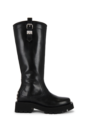 Ganni Studs High Boot in Black. Size 36. Also in 37.