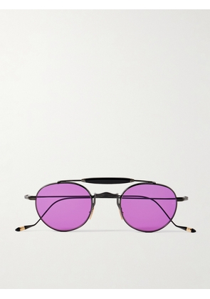Jacques Marie Mage - Dasan Round-frame Beta-titanium Sunglasses - Black - One size