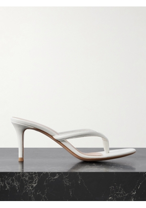 Gianvito Rossi - Calypso 70 Leather Sandals - White - IT35,IT36,IT36.5,IT37,IT37.5,IT38,IT38.5,IT39,IT39.5,IT40,IT40.5,IT41,IT41.5,IT42