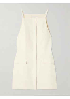 ST. AGNI - Twill Mini Dress - Off-white - xx small,x small,small,medium,large,x large