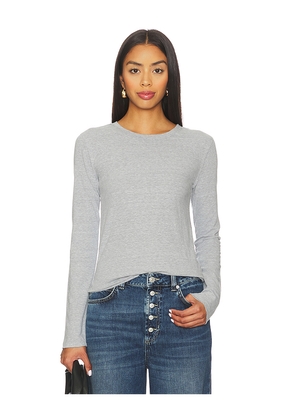 Free People x We The Free Nova Long Sleeve Tee In Greyhound in Grey. Size L. Also in XS, M, XL, S.